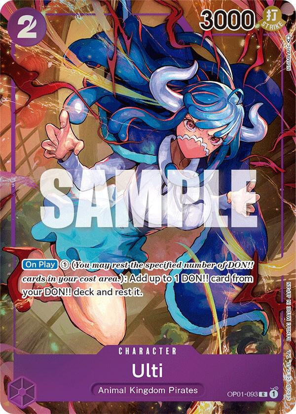 Ulti (Parallel) OP01-093 Rare Romance Dawn NM