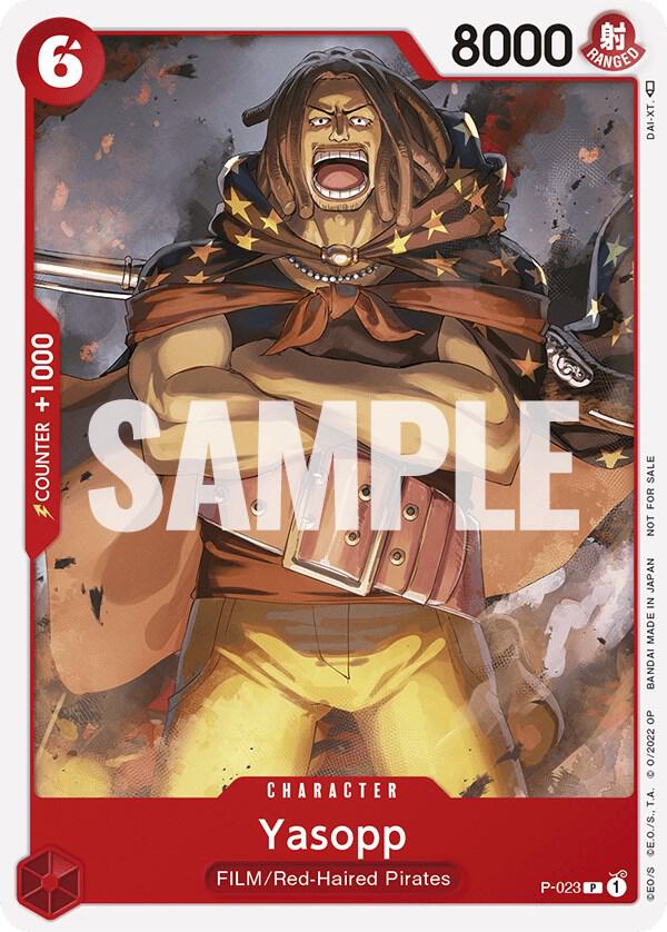 Yasopp (One Piece Film Red) P-023 Promo One Piece Promotion Cards One Piece NM