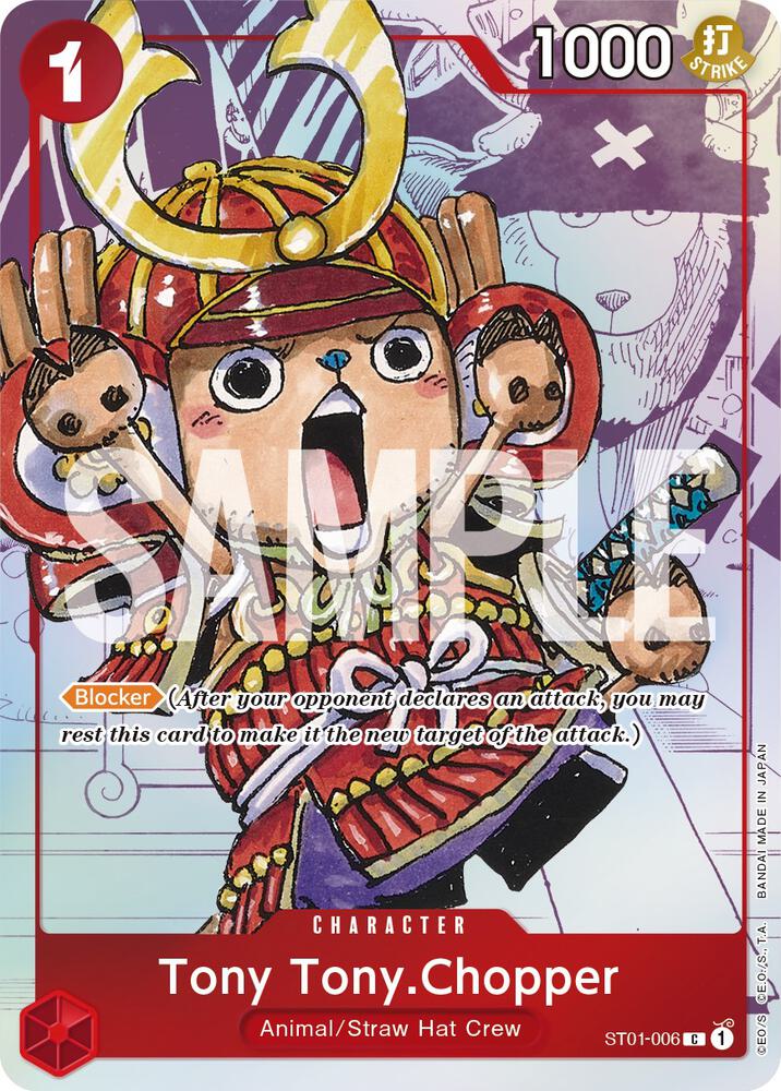 Tony Tony.Chopper - ST01-006 (Alternate Art) ST01-006 One Piece Promotion Cards One Piece NM