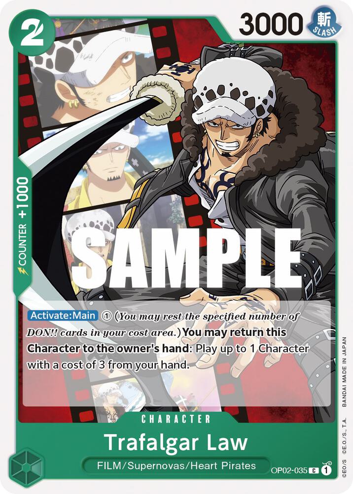 Trafalgar Law OP02-035 Common Paramount War NM