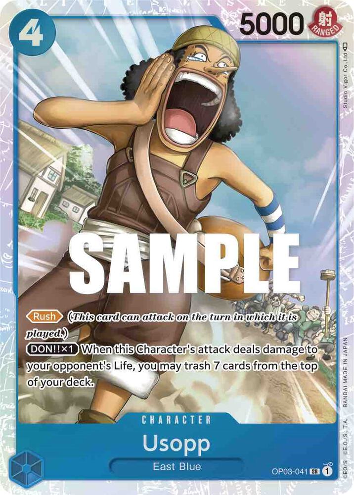 Usopp OP03-041 Super Rare Pillars of Strength NM
