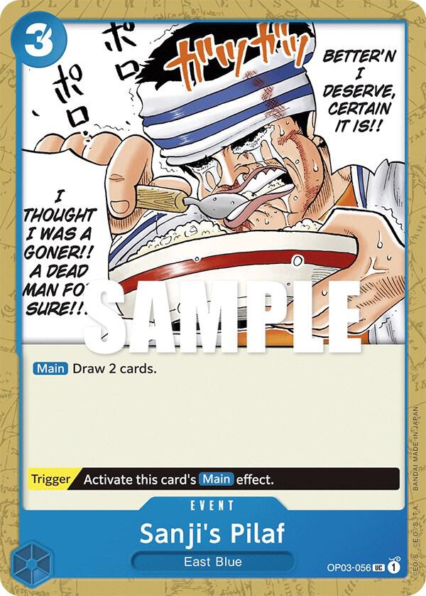 Sanji's Pilaf OP03-056 Uncommon Pillars of Strength NM