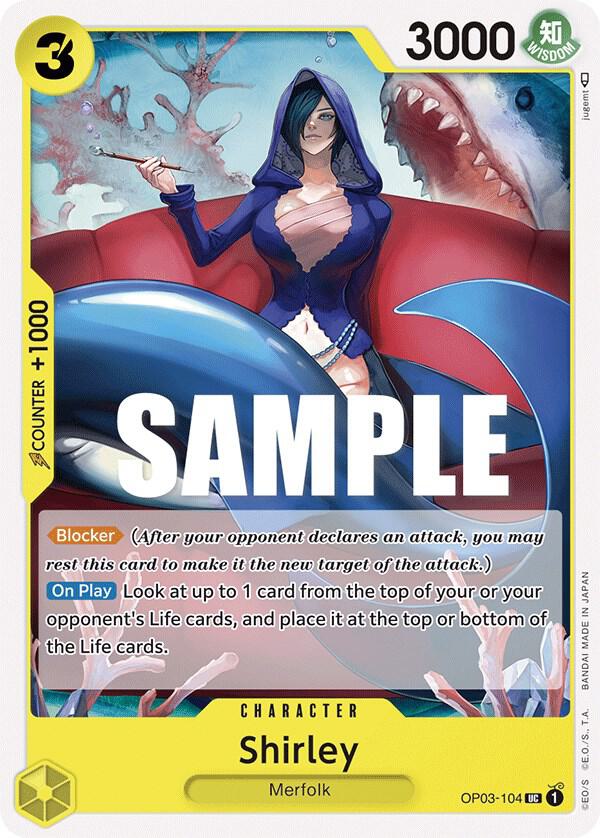Shirley OP03-104 Uncommon Pillars of Strength NM