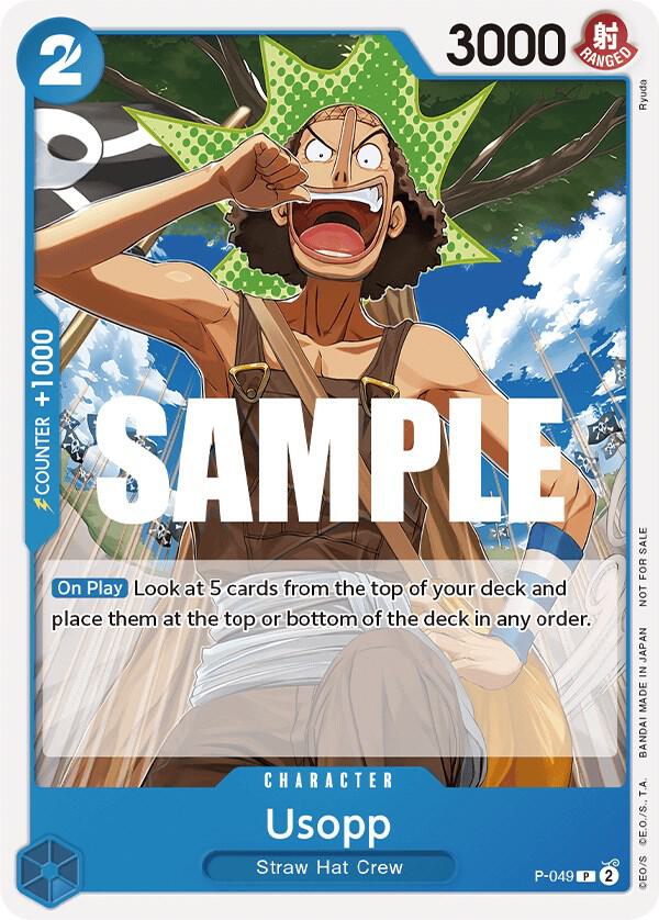 Usopp (Sealed Battle Kit Vol. 1) P-049 One Piece Promotion Cards One Piece NM
