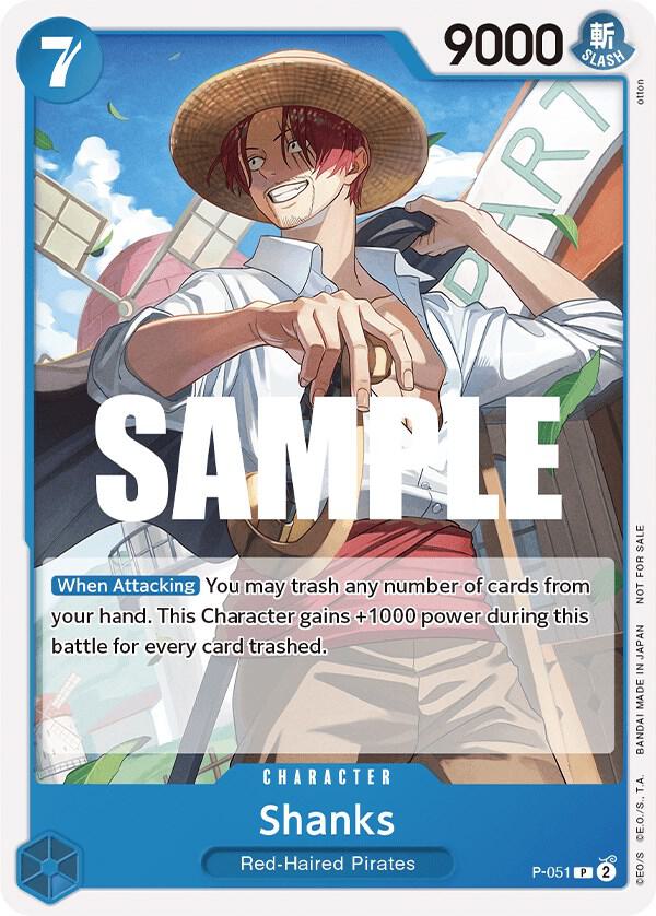Shanks (Sealed Battle Kit Vol. 1) P-051 One Piece Promotion Cards One Piece NM