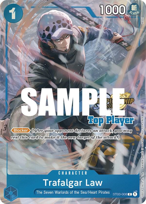 Trafalgar Law (CS 2023 Top Players Pack) ST03-008 One Piece Promotion Cards One Piece NM