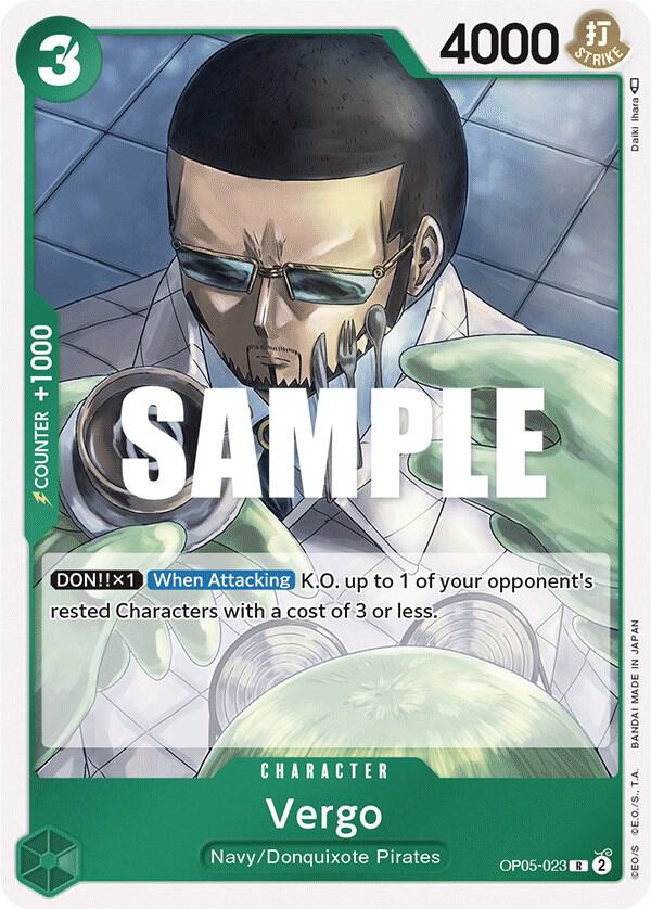 Vergo OP05-023 Rare Awakening of the New Era NM