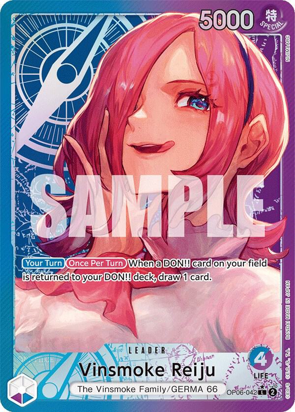 Vinsmoke Reiju (042) (Alternate Art) OP06-042 Leader Wings of the Captain NM