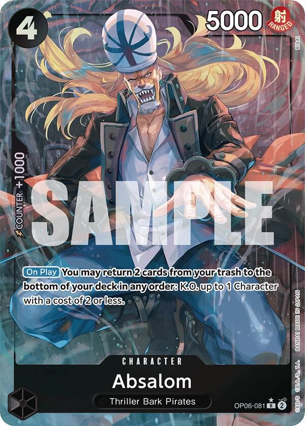 Absalom (Alternate Art) OP06-081 Rare Wings of the Captain NM