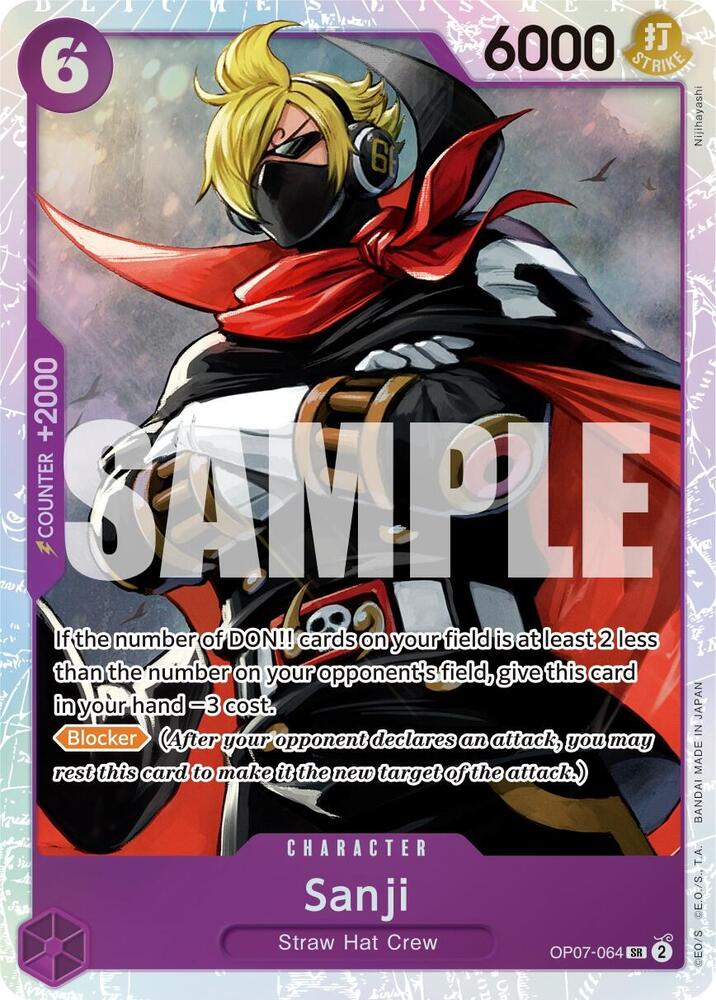 Sanji OP07-064 Super Rare 500 Years in the Future NM
