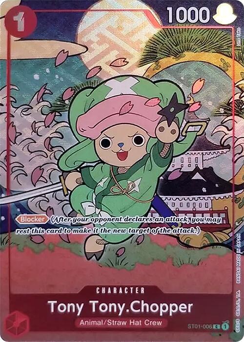 Tony Tony.Chopper (English Version 1st Anniversary Set) ST01-006 One Piece Promotion Cards One Piece NM