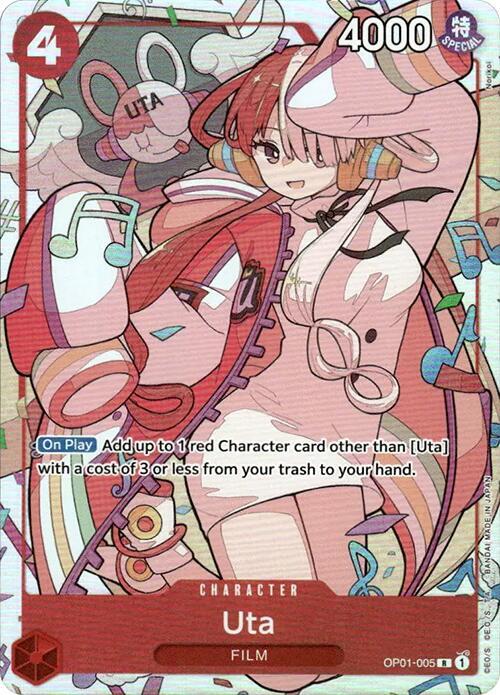 Uta - OP01-005 (Premium Card Collection -Uta-) OP01-005 One Piece Promotion Cards One Piece NM