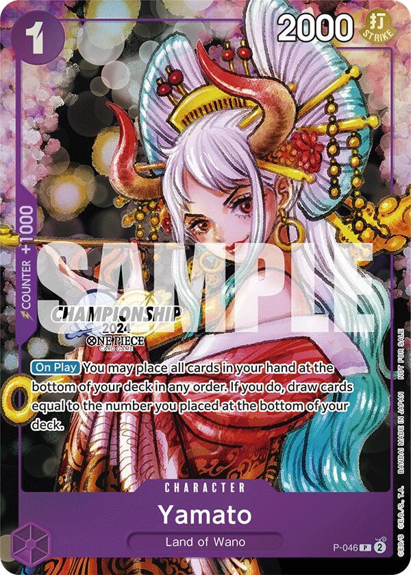 Yamato (CS 2024 Event Pack Finalist) P-046 One Piece Promotion Cards One Piece NM