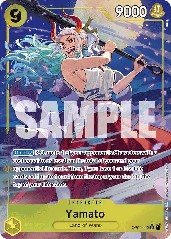 Yamato (OP04-112) (Alternate Art) OP04-112 Premium Booster -The Best- NM