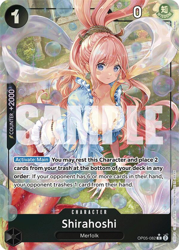Shirahoshi (OP05-082) (Alternate Art) OP05-082 Premium Booster -The Best- NM