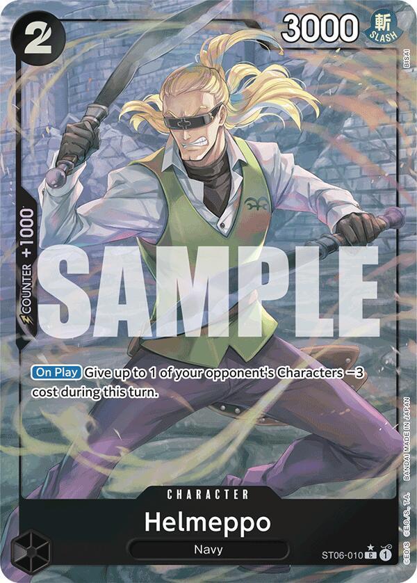 Helmeppo (Full Art) ST06-010 Common Premium Booster -The Best- NM