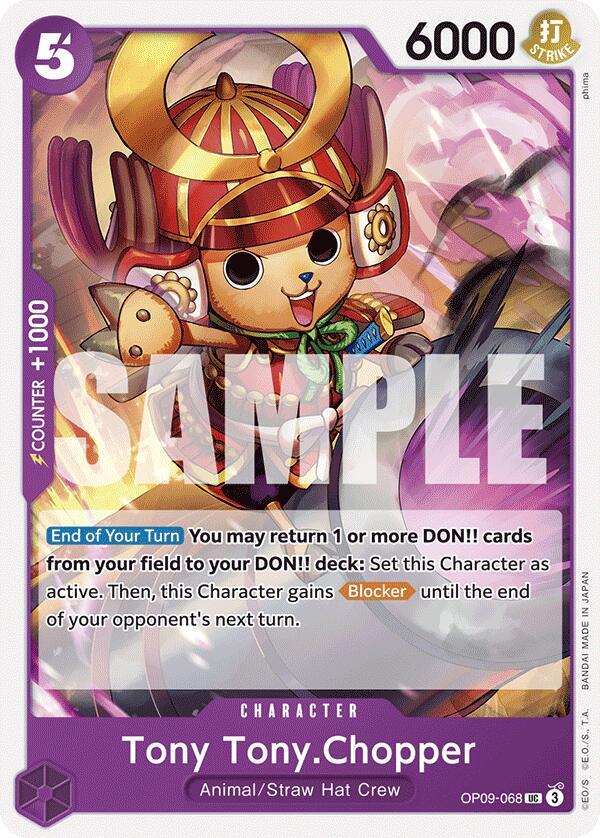 Tony Tony.Chopper (068) OP09-068 Uncommon Emperors in the New World NM