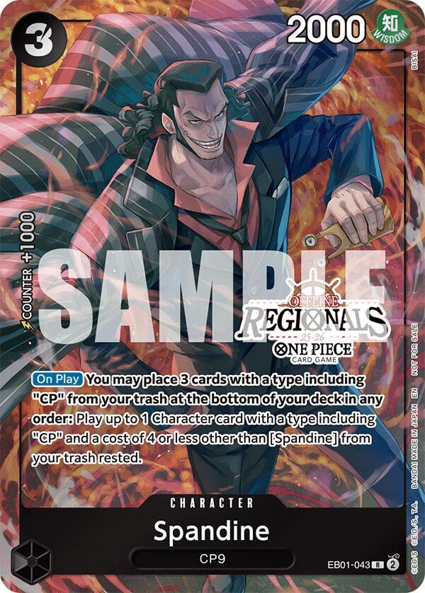 Spandine (Offline Regional Participation Pack 2025 Vol.1) EB01-043 One Piece Promotion Cards One Piece NM