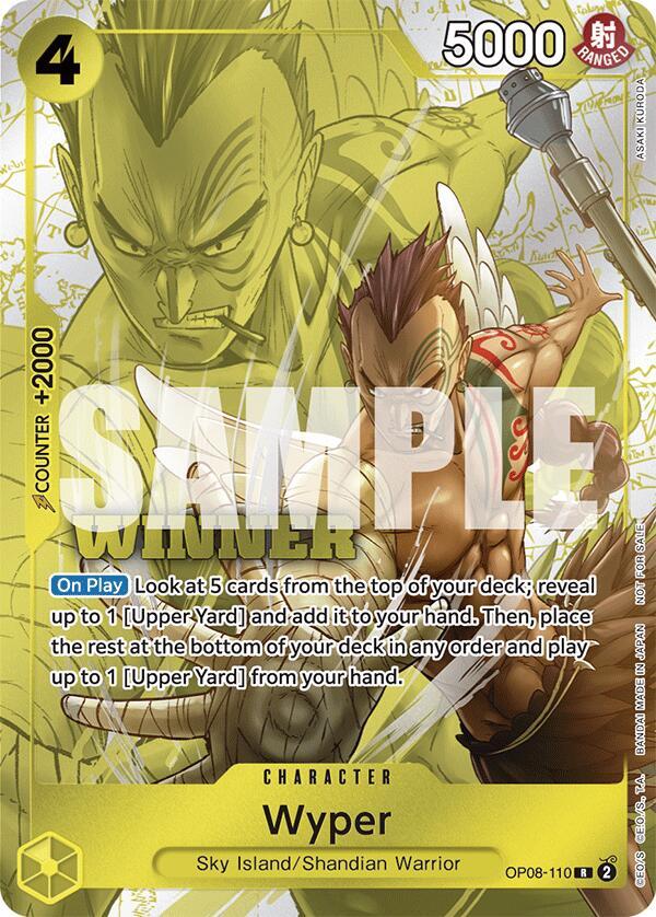 Wyper (Winner Pack 2025 Vol. 2) OP08-110 One Piece Promotion Cards One Piece NM