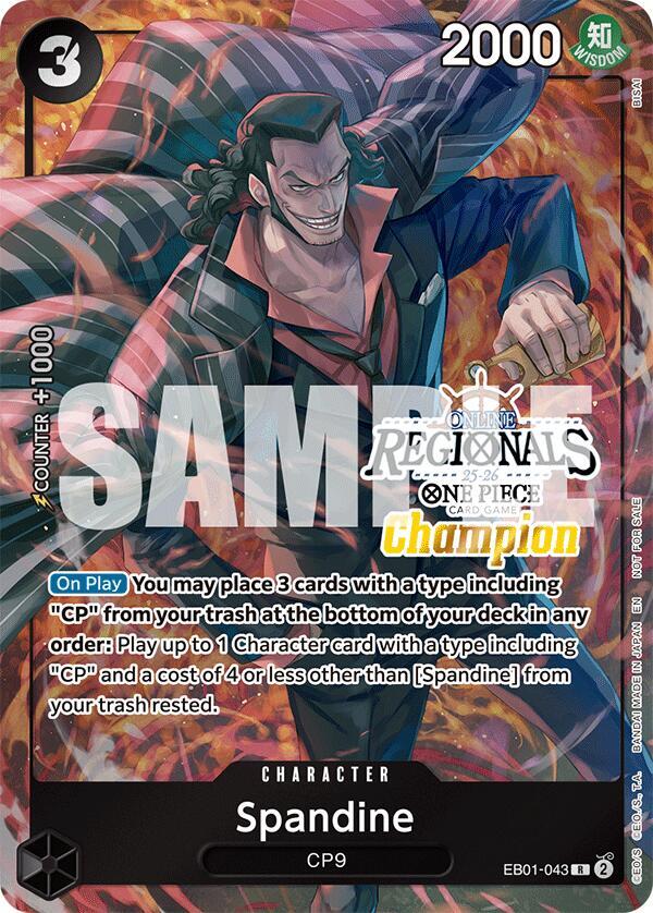 Spandine (Regional Champion Card Set 2025 Vol.1) EB01-043 One Piece Promotion Cards One Piece NM