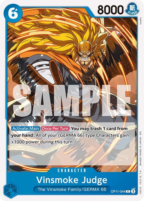 Vinsmoke Judge OP11-044 Common A Fist of Divine Speed NM