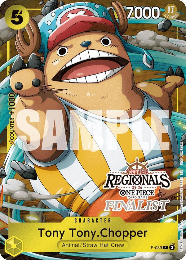 Tony Tony.Chopper (Offline Regional Finalist Card Set 2025 Vol.2) P-089 One Piece Promotion Cards One Piece NM