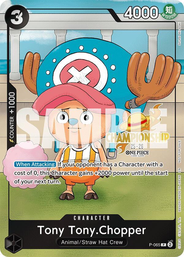Tony Tony.Chopper (CS 25-26 Event Pack) P-065 One Piece Promotion Cards One Piece NM