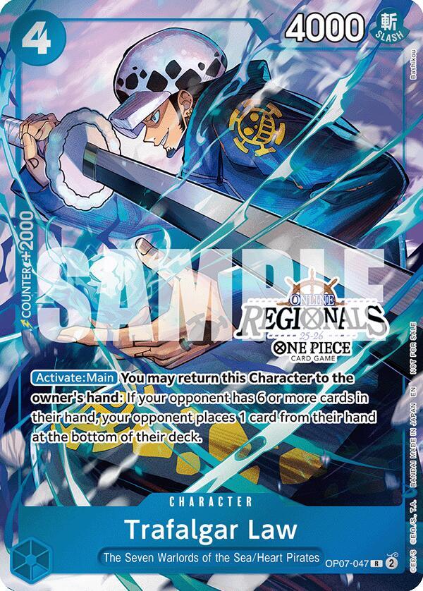 Trafalgar Law (Online Regional Participation Pack 2025 Vol.2) OP07-047 One Piece Promotion Cards One Piece NM