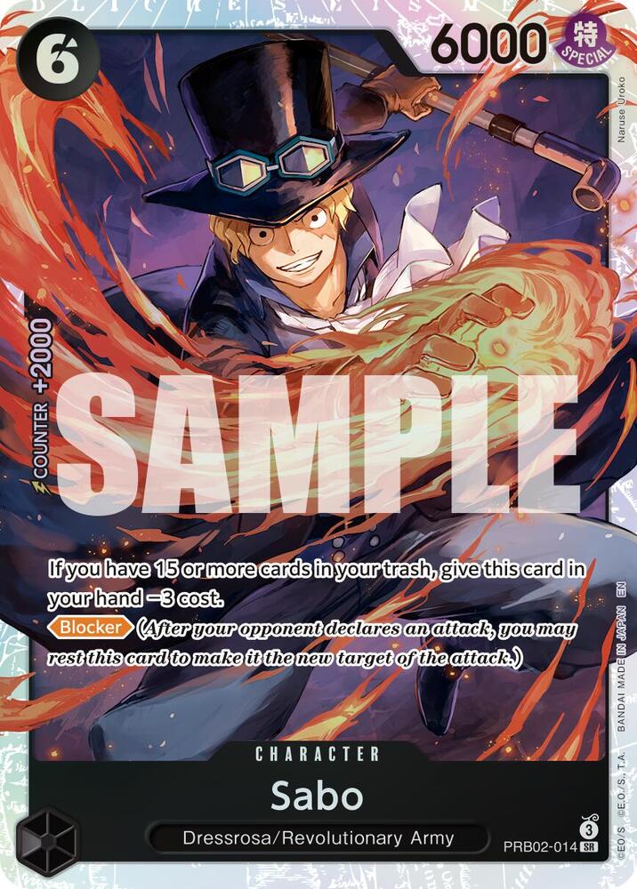 Sabo - PRB02-014 PRB02-014 Super Rare Premium Booster -The Best- Vol. 2 NM