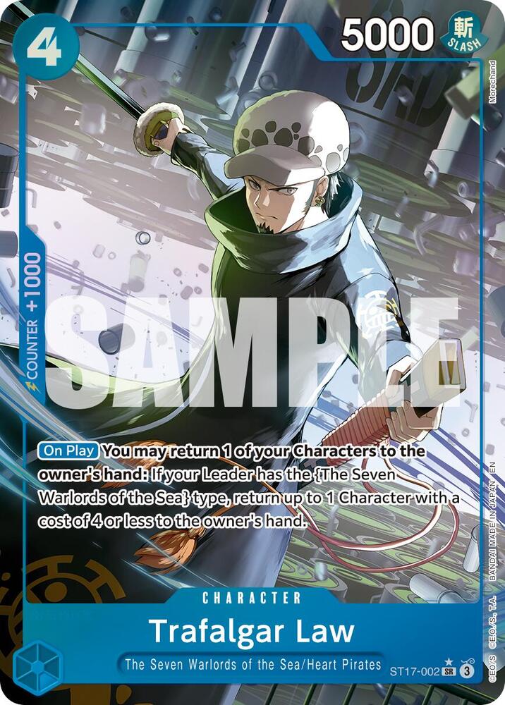 Trafalgar Law - ST17-002 (Alternate Art) ST17-002 Premium Booster -The Best- Vol. 2 NM