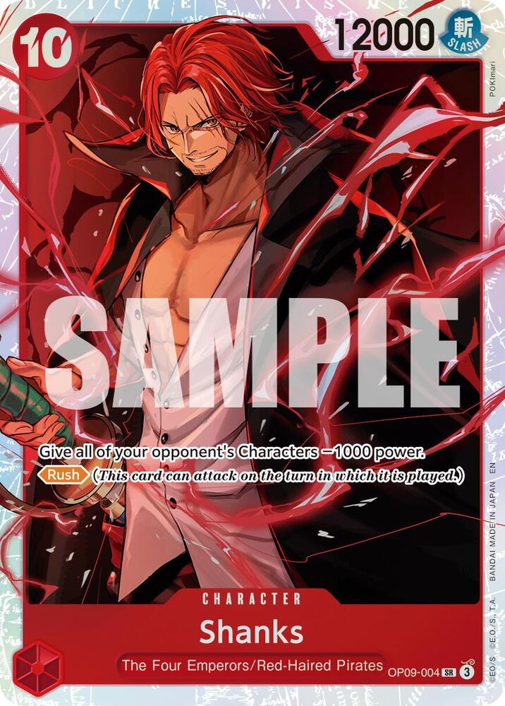 Shanks - OP09-004 (Reprint) OP09-004 Premium Booster -The Best- Vol. 2 NM