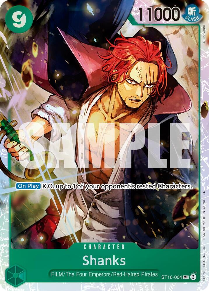 Shanks - ST16-004 (Reprint) ST16-004 Premium Booster -The Best- Vol. 2 NM
