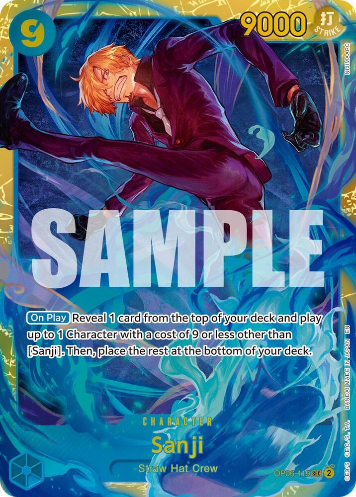 Sanji - OP06-119 (Reprint) OP06-119 Premium Booster -The Best- Vol. 2 NM