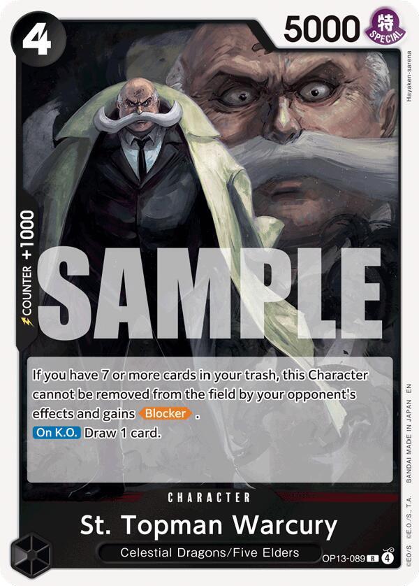 St. Topman Warcury OP13-089 Rare Carrying On His Will NM