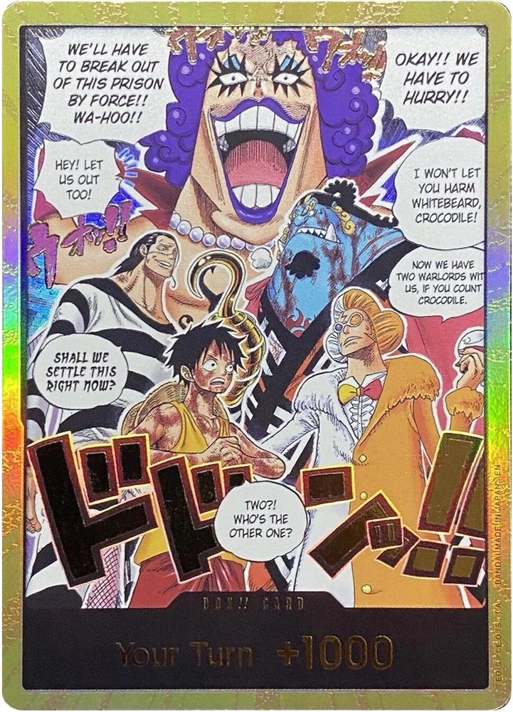 DON!! Card (Alternate Art) (Gold) DON!! The Time of Battle One Piece Foil NM