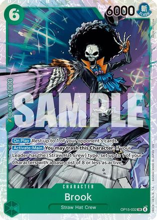 Brook OP15-032 Super Rare Adventure on Kami's Island One Piece NM
