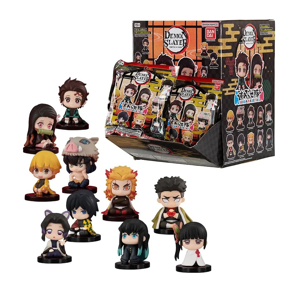 Demon Slayer: Suwarase-tai Mini Figures Series 1, Gashapon Blind Pack Figure - Grand Line Collectibles