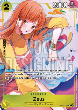 Zeus (Official Playmat -Bandai Card Games Fest 24-25 Edition-) OP11-106 One Piece Promotion Cards One Piece NM