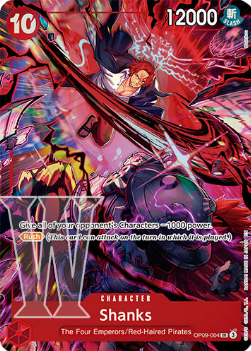 Shanks (English Version 2nd Anniversary Set) OP09-004 One Piece Promotion Cards One Piece NM - Grand Line Collectibles