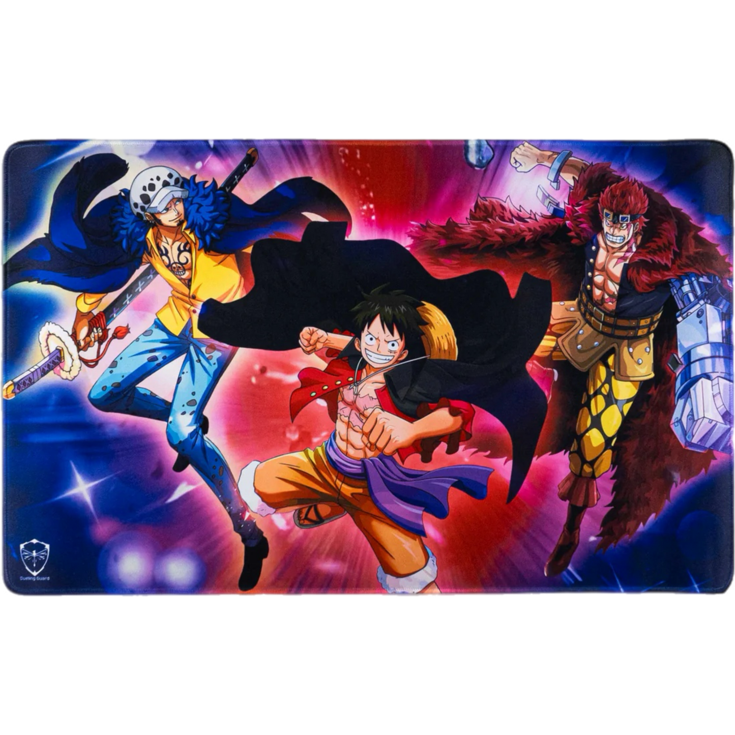 Dueling Guard Three Captains 1-Player Stitched Edge Playmat - Grand Line Collectibles