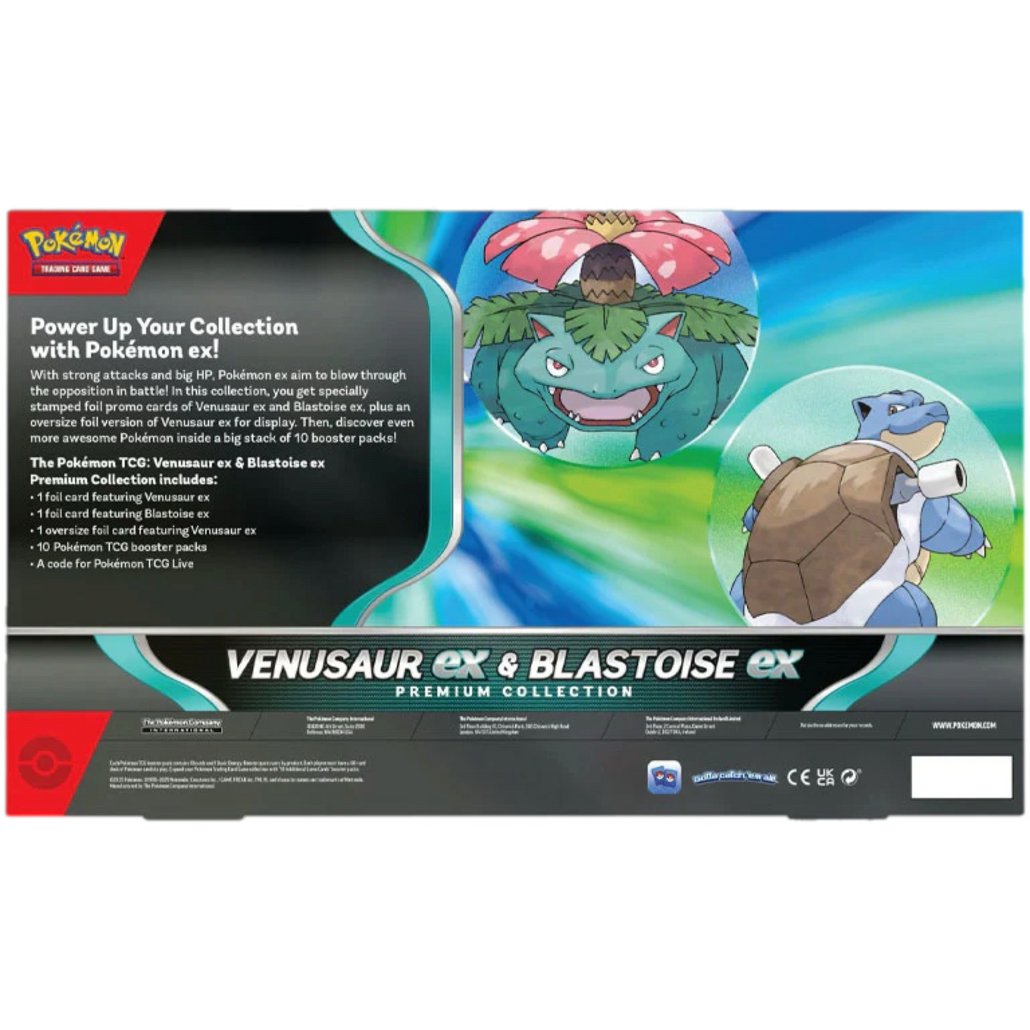 Pokemon Venusaur & Blastoise ex Premium Collection - Grand Line Collectibles
