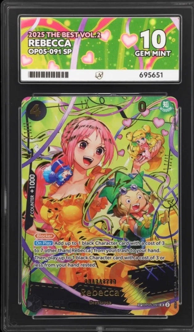 Rebecca The Best Vol.2 OP05-091 SP One Piece Card ACE 10
