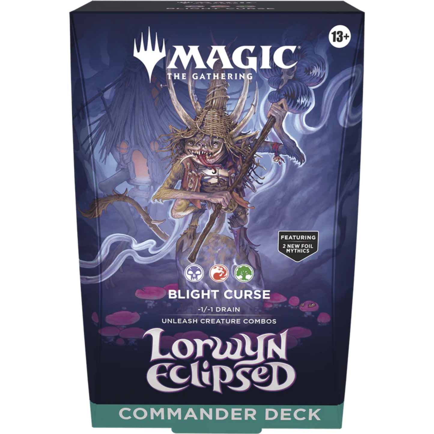 *PRE ORDER NOTIFICATION SIGN UP* Magic: The Gathering: Lorwyn Eclipsed Commander Deck - Blight Curse - Grand Line Collectibles