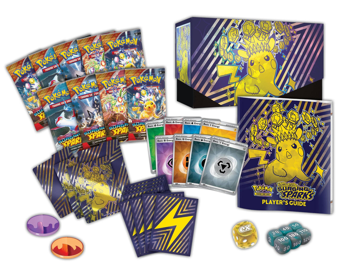 Pokemon Scarlet & Violet Surging Sparks Elite Trainer Box.
