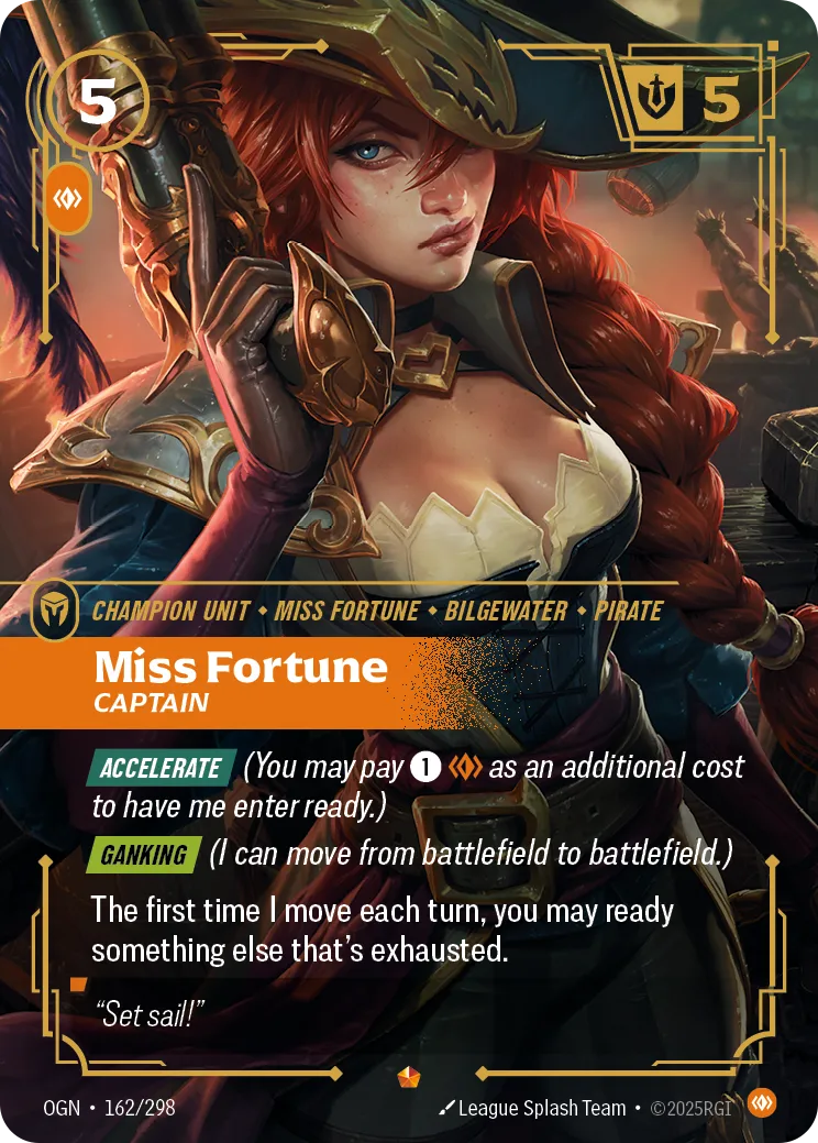 Miss Fortune Captain OGN-162 Epic Origin NM