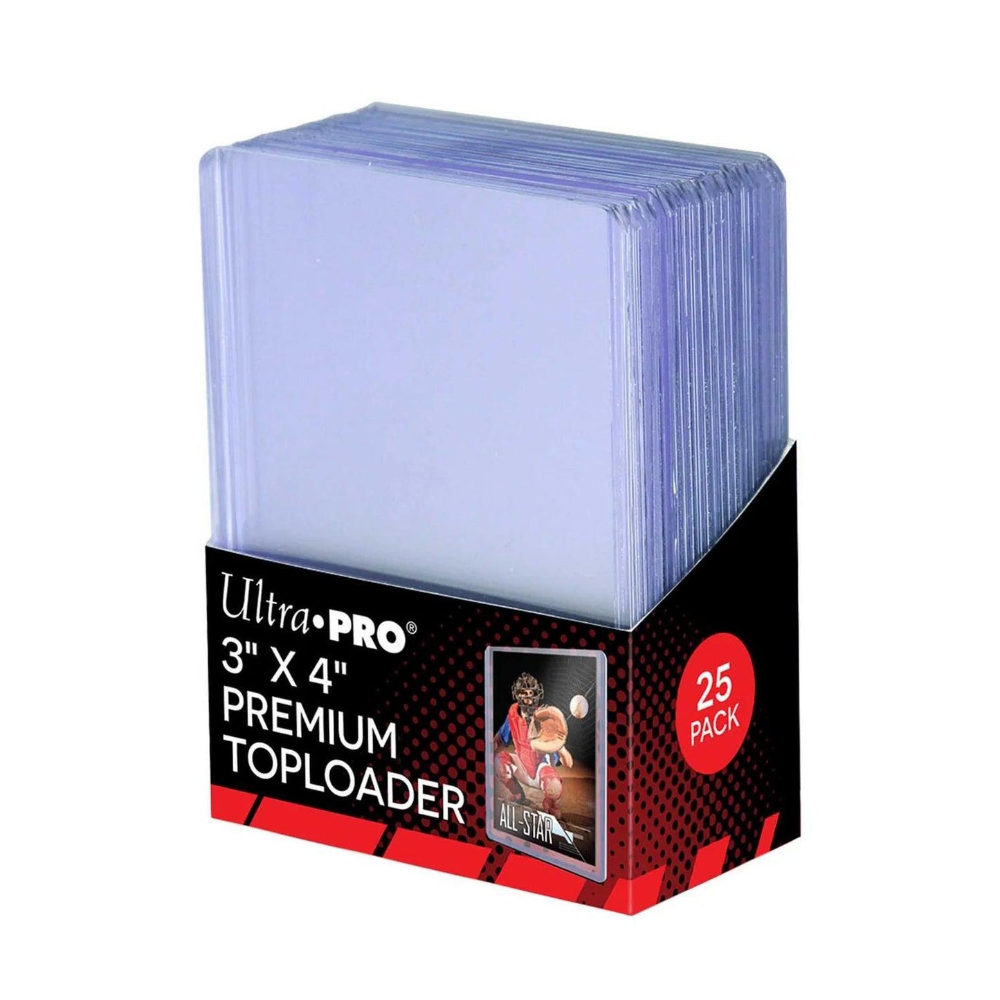 Ultra Pro 3in x 4in Super Clear Premium Toploader 25ct.