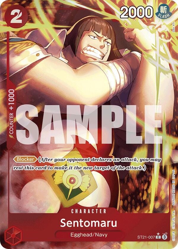 Sentomaru (Parallel) ST21-007 Common Starter Deck EX: Gear 5 One Piece Foil NM