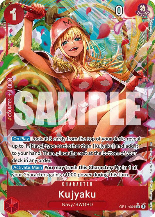 Kujyaku (Alternate Art) OP11-004 A Fist of Divine Speed One Piece Foil NM