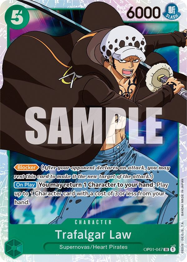Trafalgar Law (047) OP01-047 Super Rare Romance Dawn NM