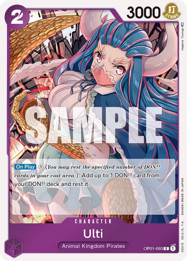 Ulti OP01-093 Rare Romance Dawn NM